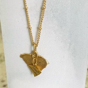 Susan Shaw South Carolina state necklace